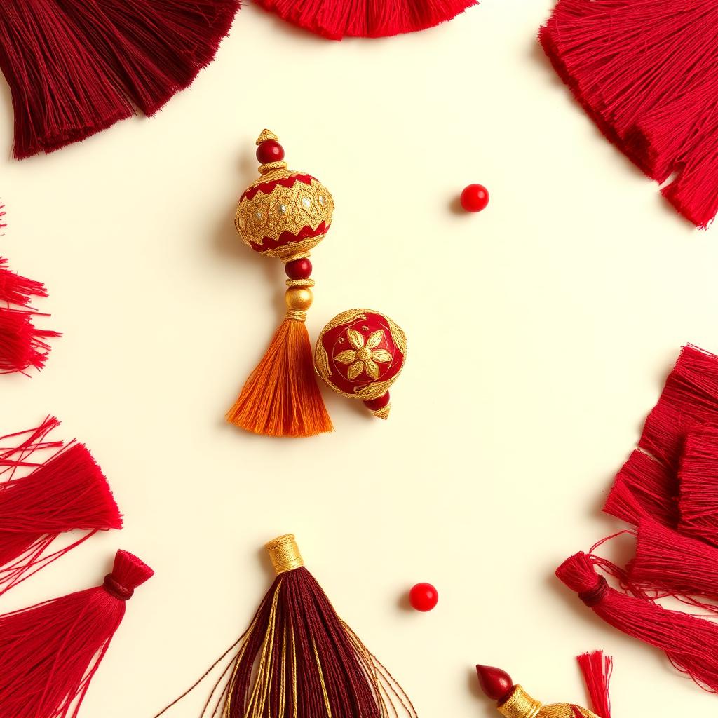 Gold Zari Latkan Tassels – Garland Materials by Padma Enterprises